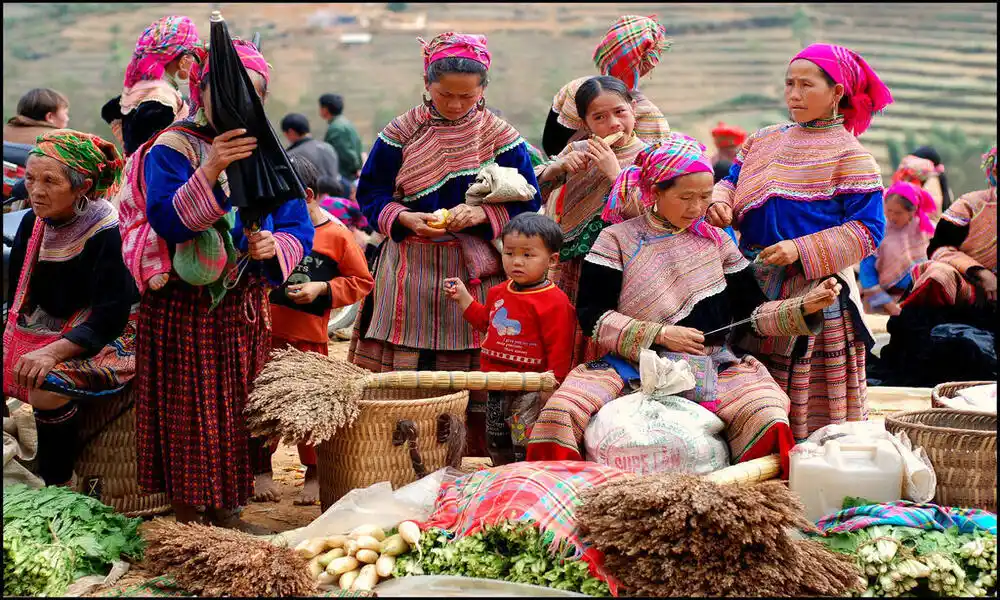 Mercado Local En Sapa